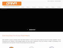 Tablet Screenshot of danaindustries.com
